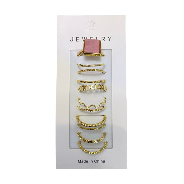 Golden Ring Set – 11 Pieces RI-13