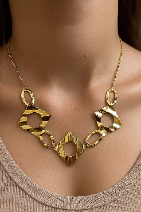 Golden Elegance Necklace N-4