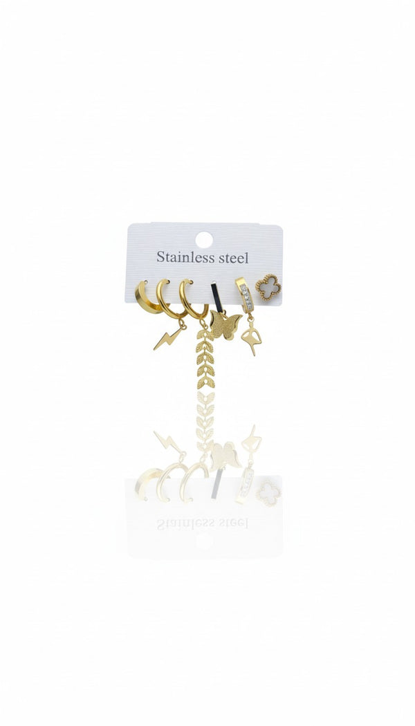 Golden Mix & Match Earrings Set – EA-28