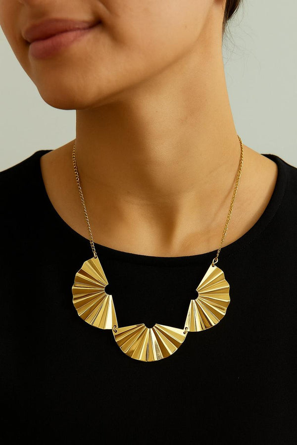 AURIA Statement Necklace Stainless Steel Pure N-1