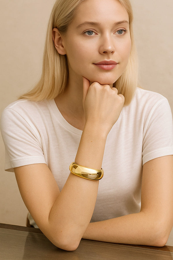 Classic Gold Bangle – BR-29