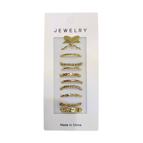 Golden Ring Set – 11 Pieces RI-14