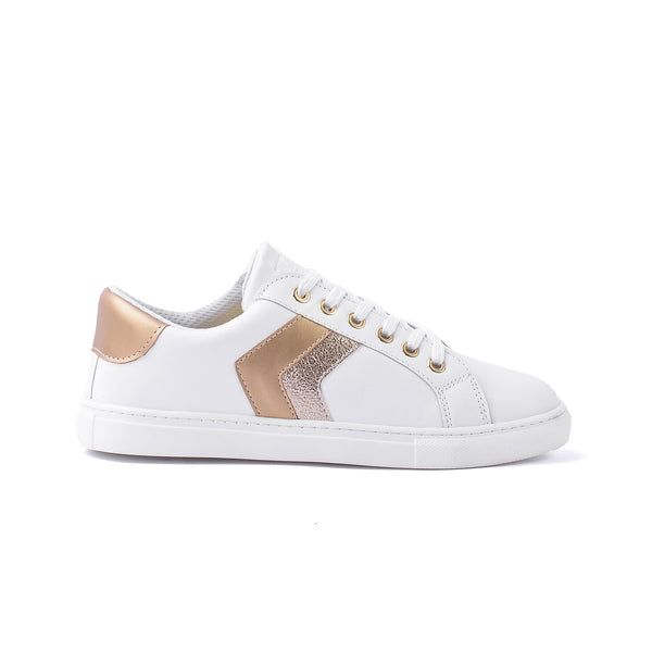 Sneakers With Glossy side stripe-SN-8
