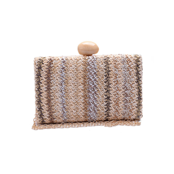 Pastel Woven Clutch Bag-VS-41