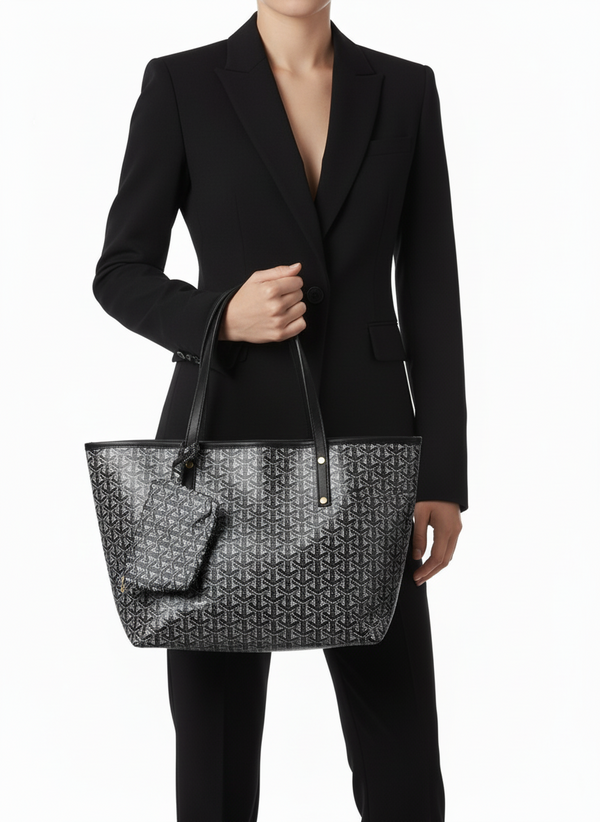 Elegant bag with a patterned design BA-40