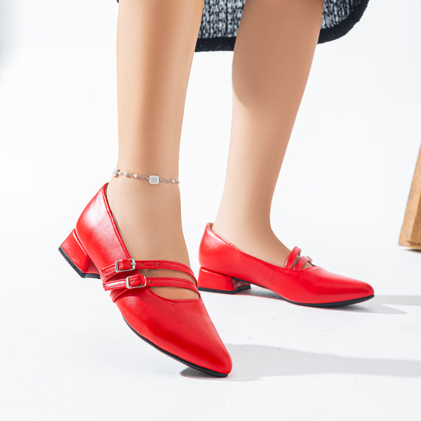 Ballerinas With Two Belt Buckle - BNL-3
