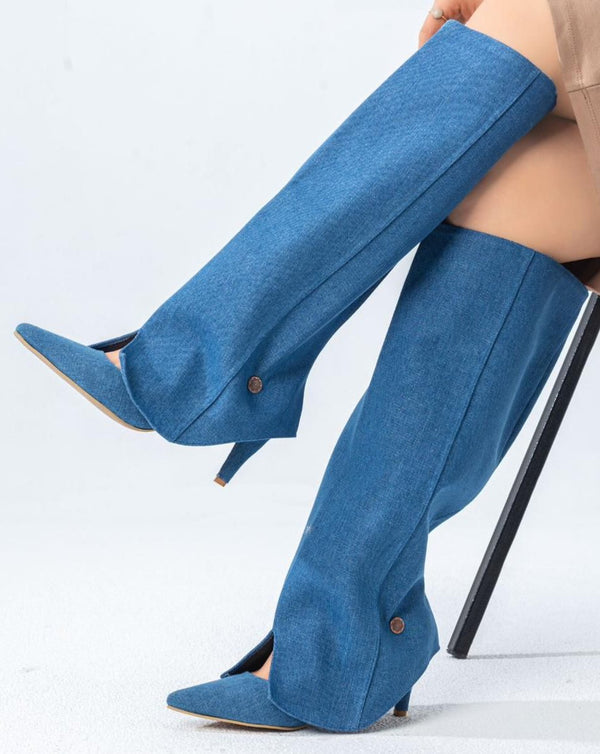 HEELS BOOT SUEDE CLASSIC B-36