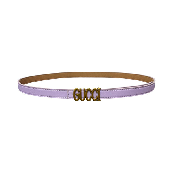 GD Belt With Gold Buckle-T-19