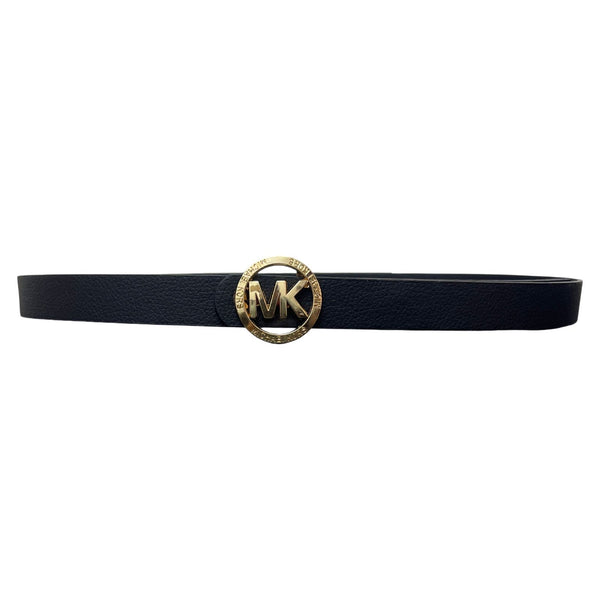 MK Belt Leather With Gold Buckle-T-18