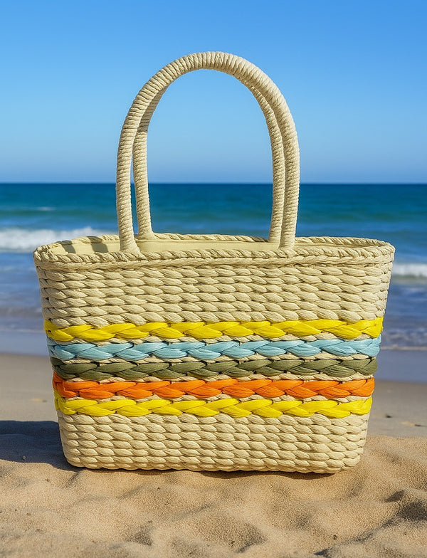 Colorful Woven Beach Bag BA-14