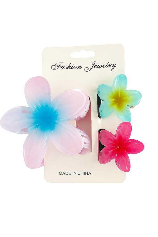 Tropical Flower Hair Clip Set – HC-2