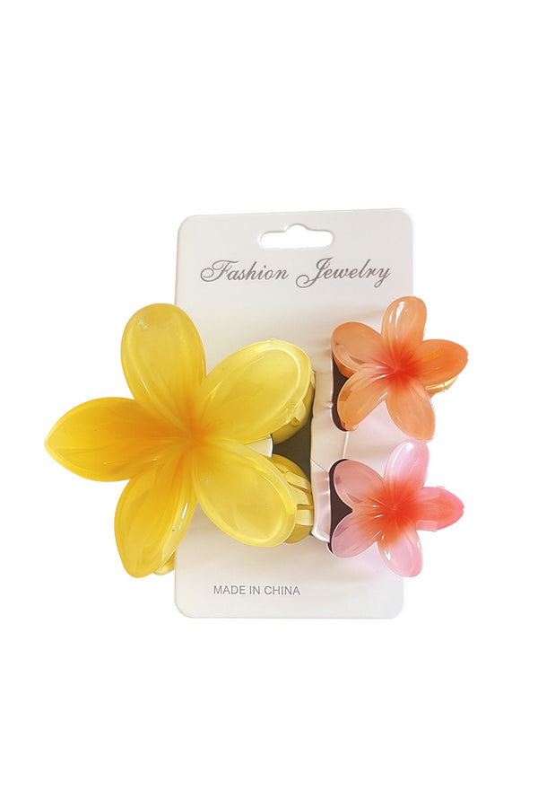 Tropical Flower Hair Clip Set – HC-5