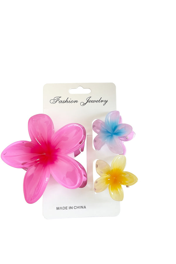 Tropical Flower Hair Clip Set – HC-7