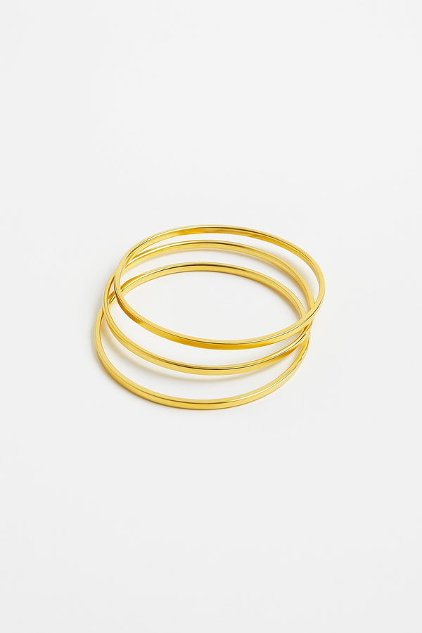 Triple Stainless Steel Bangle BR-38