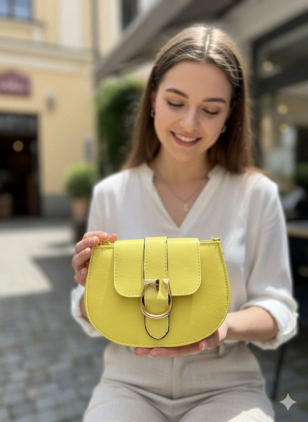 Crossbody Bag with stylish metal buckle  BA-9