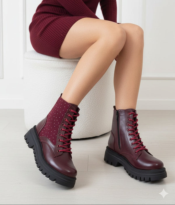 Luxe Combat Boots – B-50