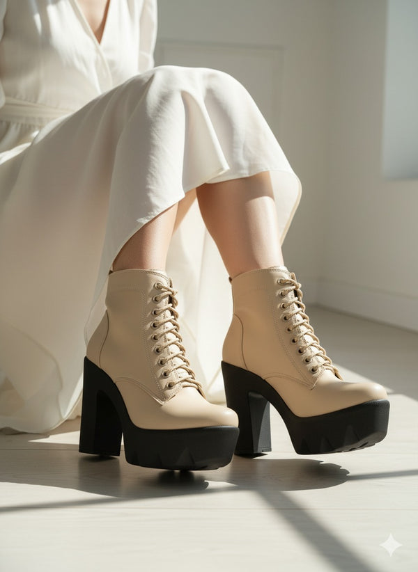 Boot Heels 7cm LEATHER  B-27