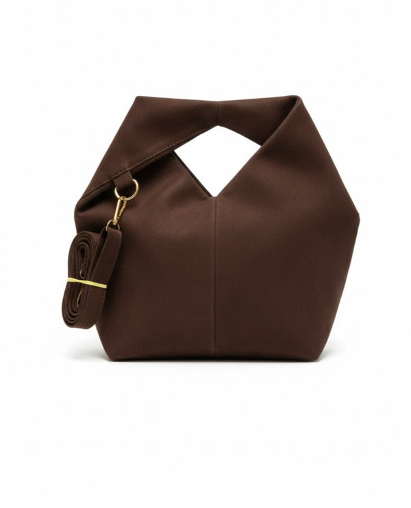 Handbag made of luxurious suede BA-48