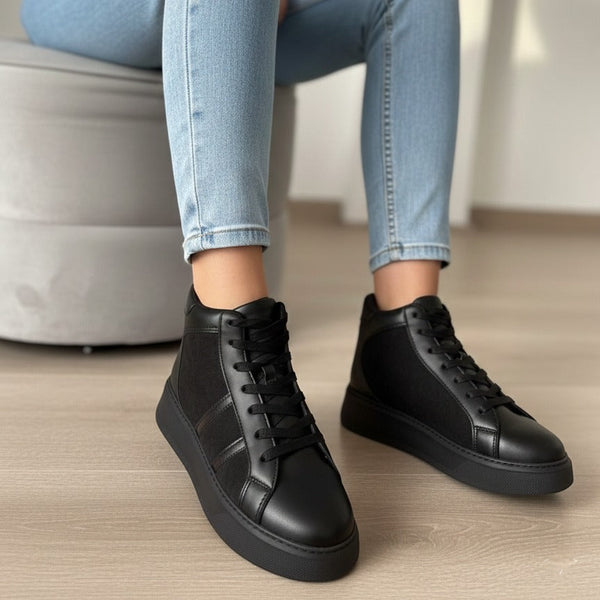 Sleek and modern high-top sneaker designed SN-19