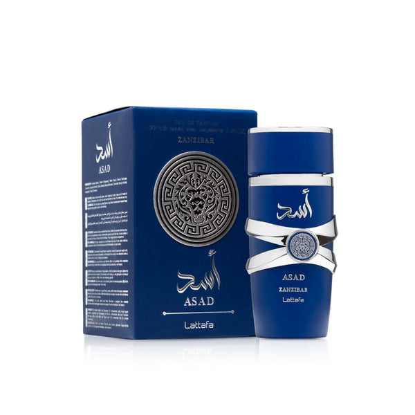 Asad Zanzibar Eau de Parfum Spray for Men, 100 ml