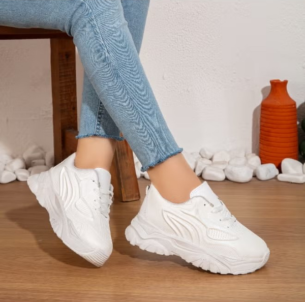 Chunky Sole Mesh Sneakers NR-11
