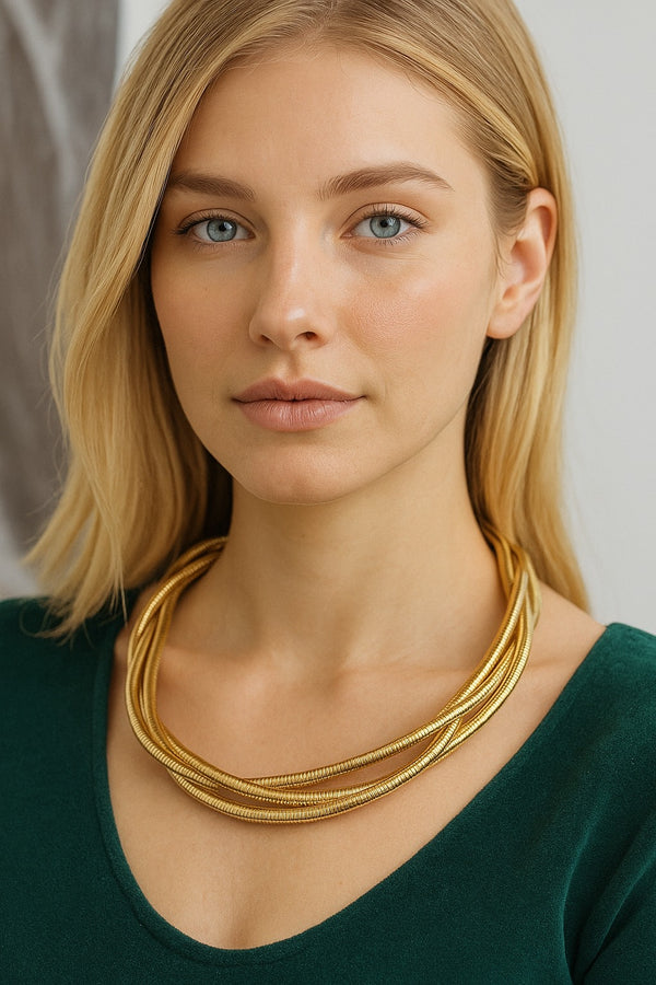 Stainless Steel Pure Elegance Necklace - N-12